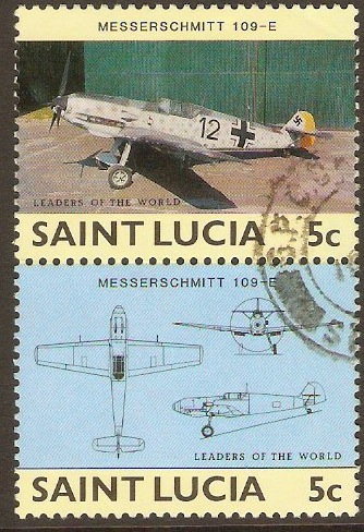 St Lucia 1985 5c Military Aircraft Series. SG812-SG813.