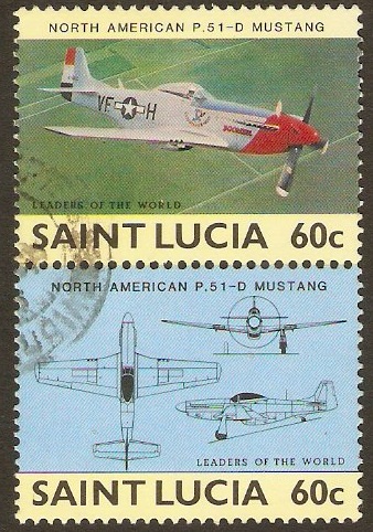 St Lucia 1985 60c Military Aircraft Series. SG816-SG817.