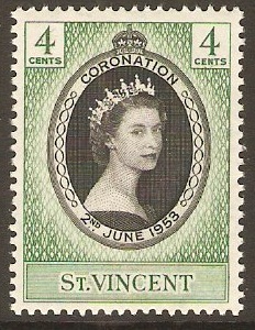 St. Vincent 1953 Coronation Stamp. SG188.