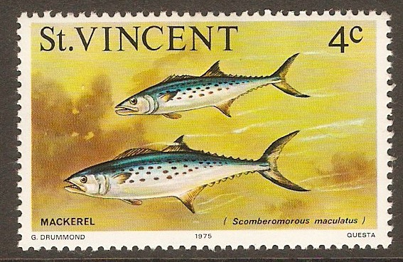 St Vincent 1975 4c Marine Life series. SG425