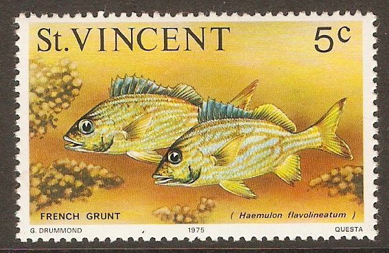 St Vincent 1975 5c Marine Life series. SG426.