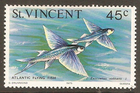 St Vincent 1975 45c Marine Life series. SG436.