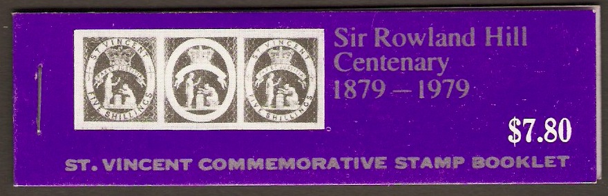 St Vincent 1979 Rowland Hill Stamp Booklet. SG578-SG580.