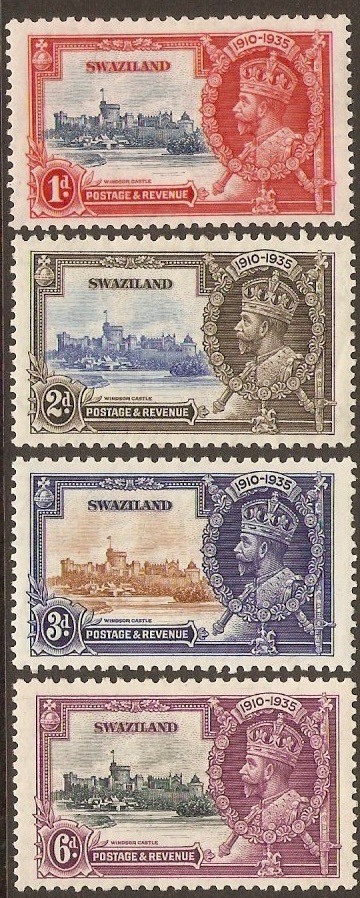 Swaziland 1935 Silver Jubilee Set. SG21-SG24.