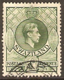Swaziland 1938 d Green. SG28.