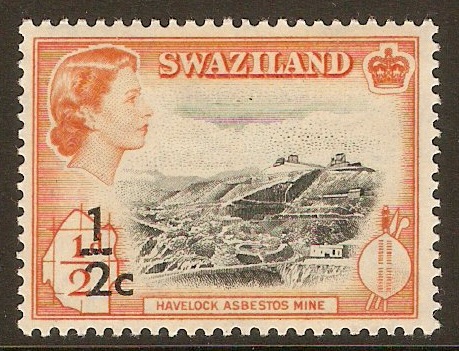 Swaziland 1961 c on d Decimal Currency series. SG65.