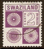 Swaziland 1971 2c Purple - Postage Due Stamp. SGD23.