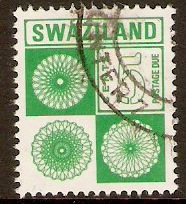 Swaziland 1971 5c Green - Postage Due Stamp. SGD24.