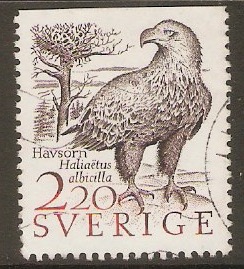 Sweden 1988 2k.20 Sea Eagle - Coastal Wildlife series. SG1386.