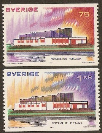 Sweden 1973 Nordic Countries Postal Stamps. SG743-SG744.