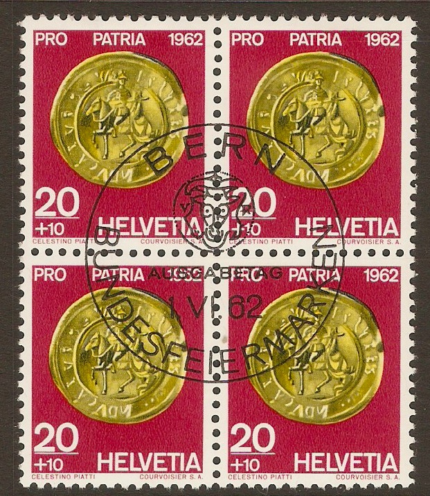 Switzerland 1962 20c +10c "PRO PATRIA 1962" series. SG665.