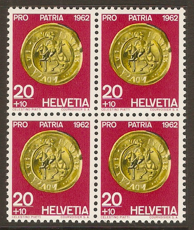 Switzerland 1962 20c +10c "PRO PATRIA 1962" series. SG665.