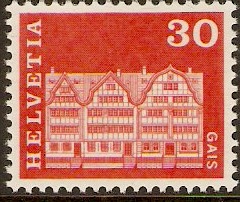 Switzerland 1964 30c vermilion. SG702.