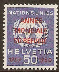 UN 1960 50c Blue. SGLU32