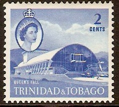 Trinidad & Tobago 1960 2c Bright blue. SG285.