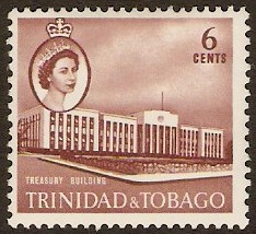 Trinidad & Tobago 1960 6c Red-brown. SG287.