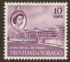 Trinidad & Tobago 1960 10c Deep lilac. SG289. - Click Image to Close