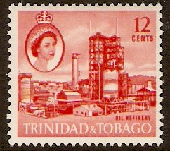 Trinidad & Tobago 1960 12c Vermilion. SG290.