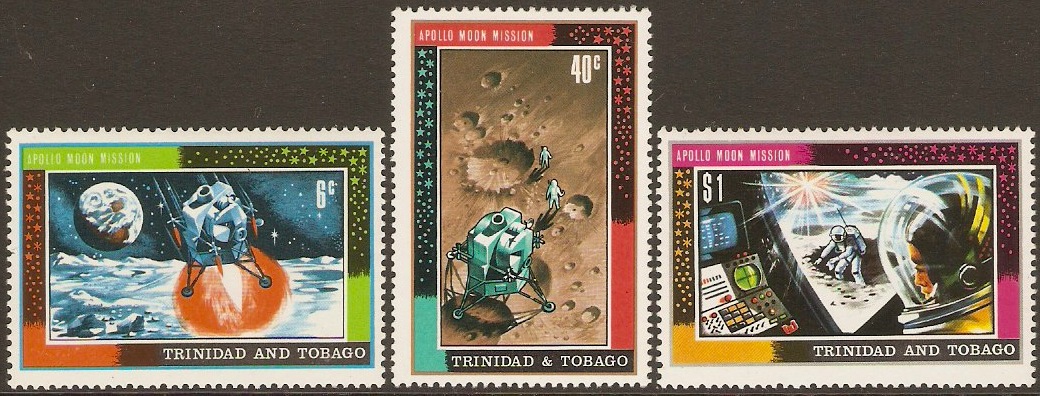 Trinidad & Tobago 1969 Lunar Landing Set. SG361-SG363.