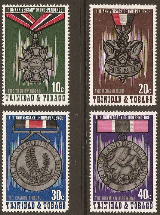 Trinidad & Tobago 1973 Independence Anniversary Set. SG440-SG443