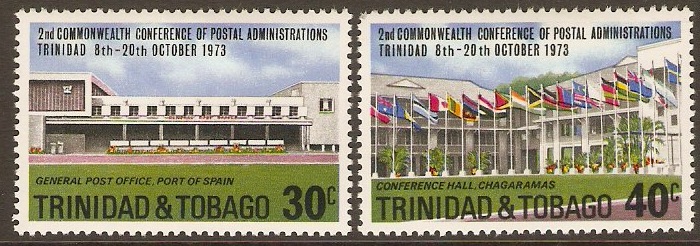 Trinidad & Tobago 1973 Commonwealth Conference Set. SG445-SG446.