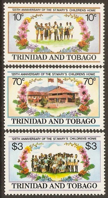 Trinidad & Tobago 1984 Children's Home Anniversary Set. SG666-SG