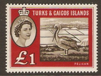Turks and Caicos 1960 1 Sepia and deep red. SG253.