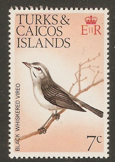 Turks and Caicos 1973 7c Birds Series. SG387.