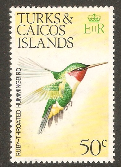 Turks and Caicos 1973 50c Birds Series. SG461.