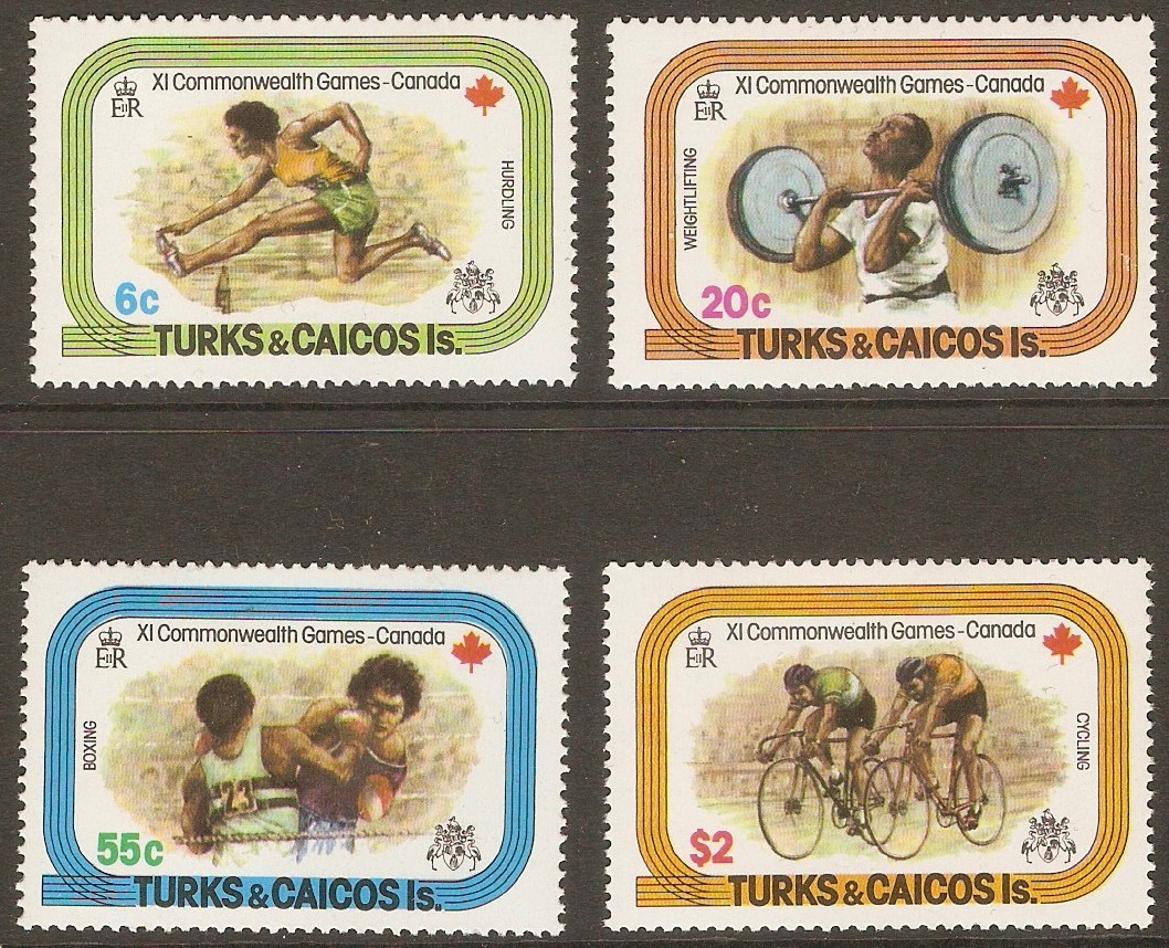 Turks and Caicos 1978 Commonwealth Games set. SG509-SG512.