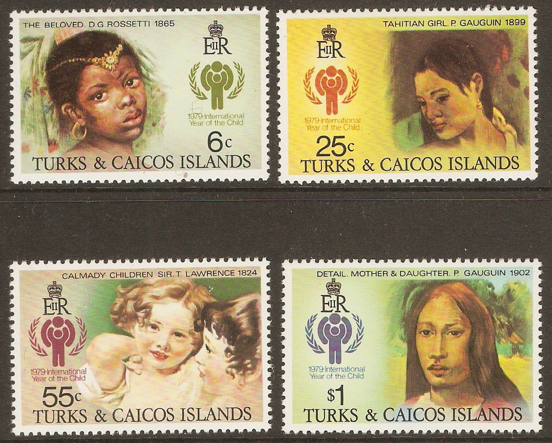 Turks and Caicos 1979 Int. Year of the Child set. SG540-SG543.