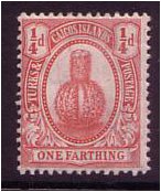 Turks and Caicos 1909 d Red. SG116.