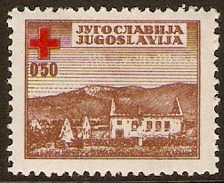 Yugoslavia 1947 50p Brown. SG545.