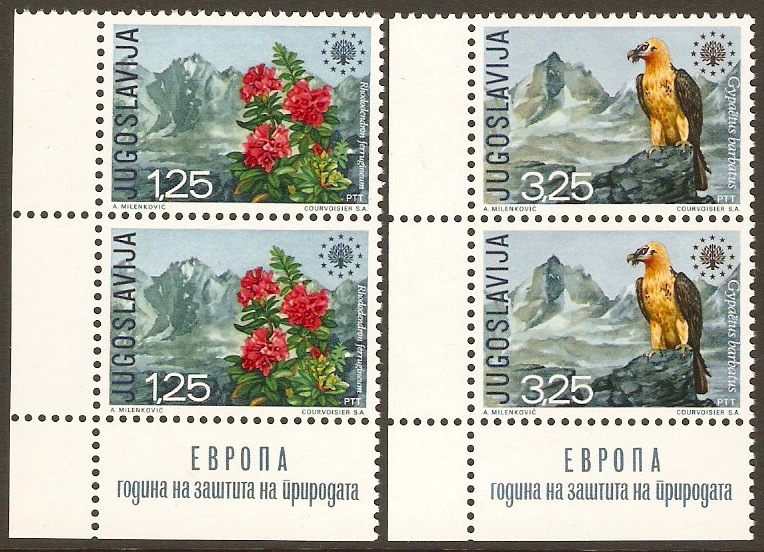 Yugoslavia 1970 Nature Conservation Set. SG1444-SG1445.