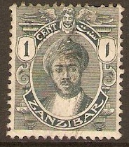 Zanzibar 1913 1c Grey. SG246.