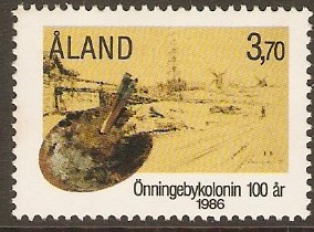 Aland Islands 1986 3m.70 Artists Colony Centenary. SG24.
