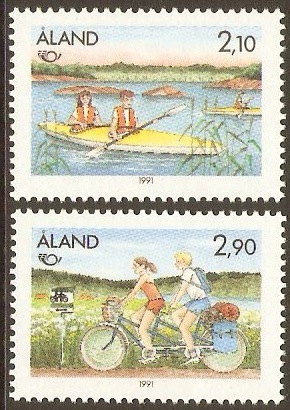 Aland Islands 1991 Tourism Set. SG50-SG51.
