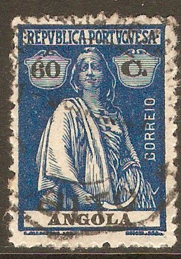Angola 1915 60c Deep blue. SG321.