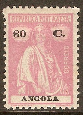 Angola 1915 80c Bright rosine. SG322a.