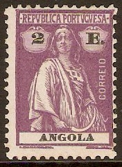 Angola 1915 2E Deep purple. SG326.
