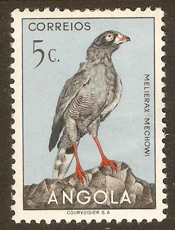 Angola 1951 5c Birds series. SG458.