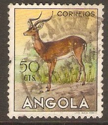Angola 1953 50c Impala. SG492.