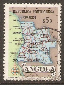 Angola 1955 50c Maps series. SG513.