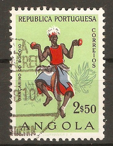 Angola 1957 2E.50 Bocolo dancer. SG529.