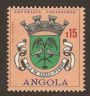 Angola 1963 15c Arms - 2nd. Series. SG589.