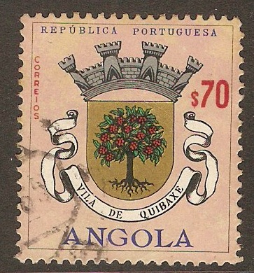 Angola 1963 70c Arms - 2nd. Series. SG594.