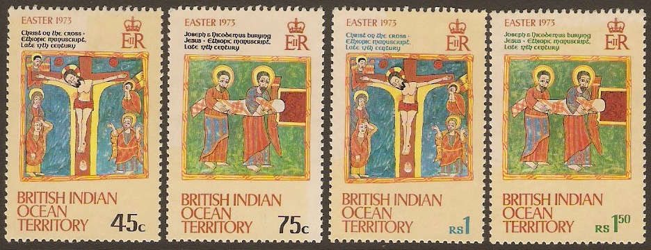 British Indian Ocean Territory 1973 Easter Set. SG47-SG50.