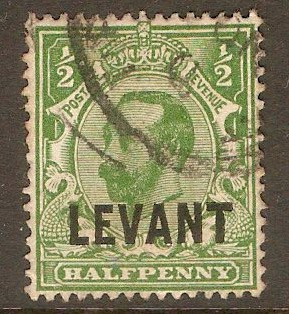 British Levant 1911 d Green. SGL12.