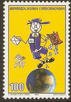 Bosnia and Herzegovina 1995 100d World Post Day. SG471.