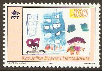 Bosnia and Herzegovina 1995 100d Children's Week. SG473.